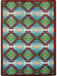 Joy Carpets Kaleidoscope Canyon Ridge Desert Turquoise